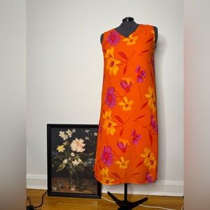 Vintage 2000s orange dress